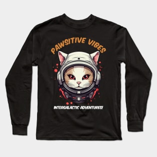 Astro cat funny quote Long Sleeve T-Shirt